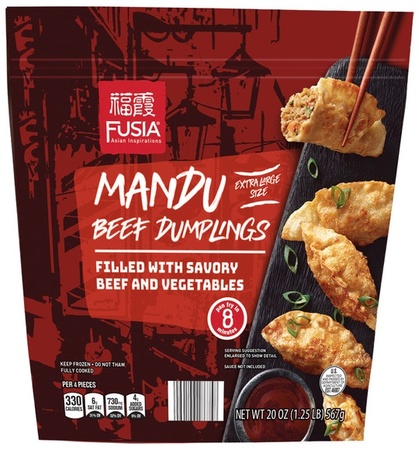 Fusia Asian Inspirations Beef Mandu - 