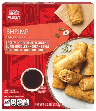 Fusia Asian Inspirations Spring Rolls - Shrimp