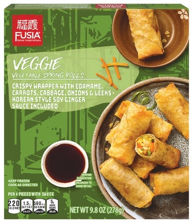 Fusia Asian Inspirations Spring Rolls - Veggie