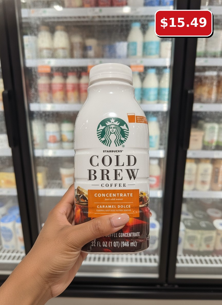 STARBUCKS COLD BREW COFFEE CONCENTRATE CARAMEL DOLCE
