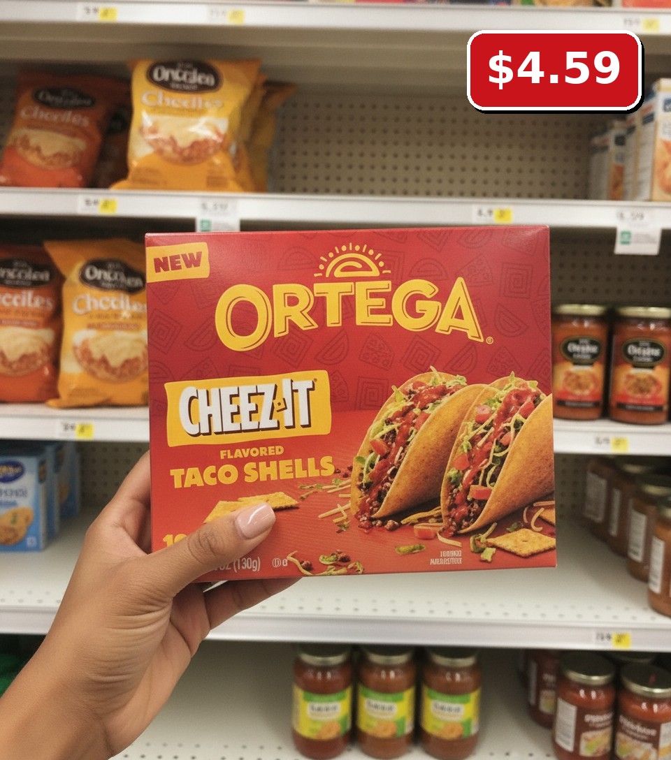 ORTEGA CHEEZ-IT FLAVORED TACO SHELLS