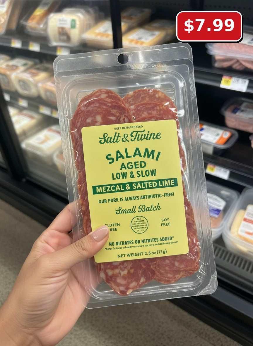 Salt & Twine Salami Aged Low & Slow Mezcal & Salted Lime