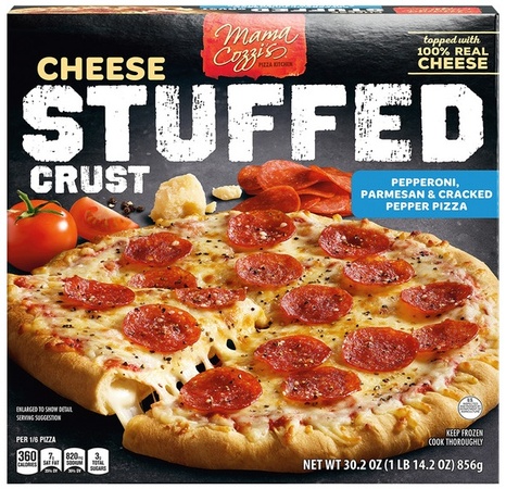 Mama Cozzi's Pizza Kitchen Stuffed Crust Pizza - Crack Pepper Pepperoni