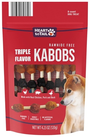 Heart To Tail Triple Flavor Dog Kabobs -