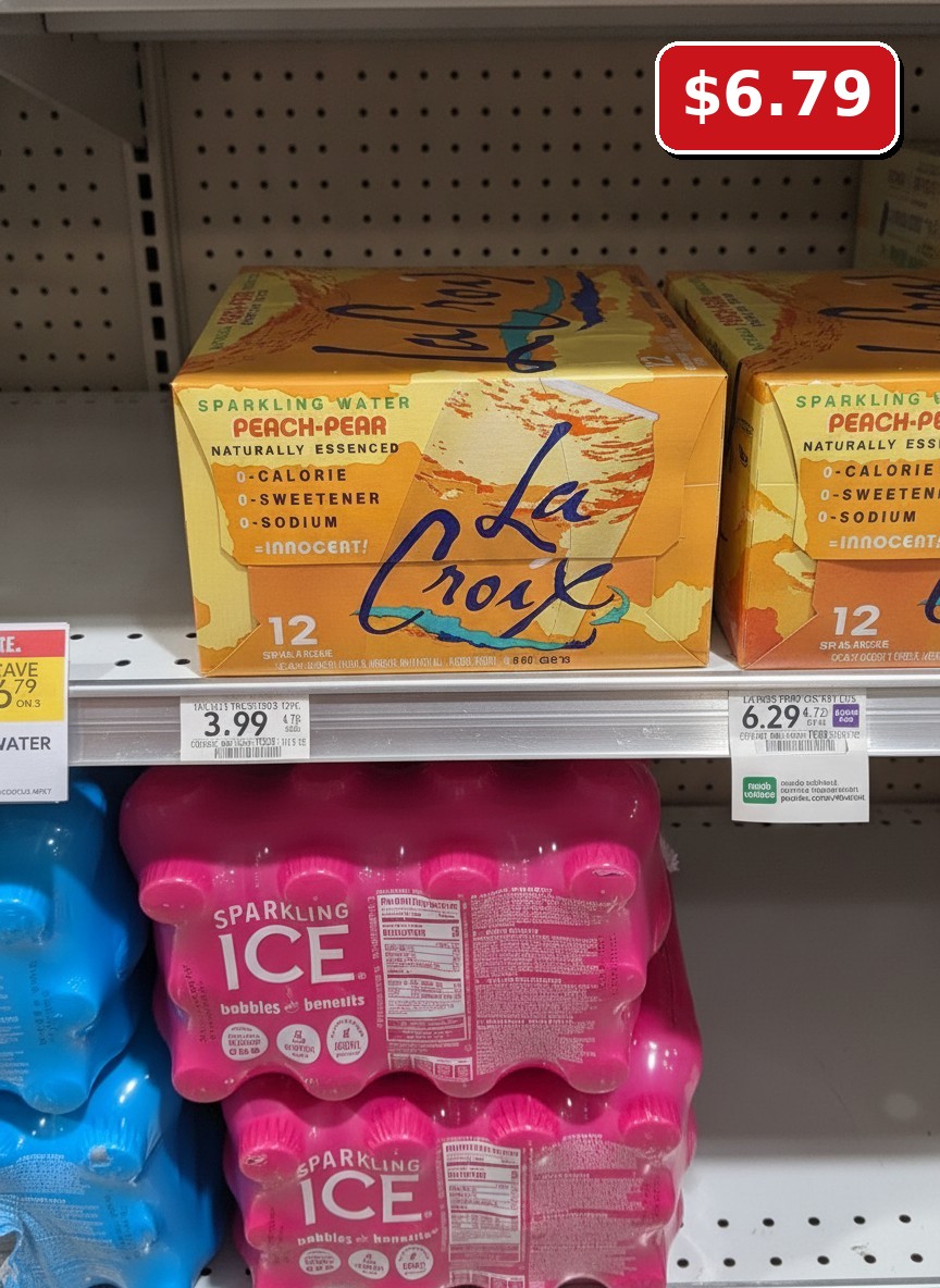 La Croix Sparkling Water Peach-Pear