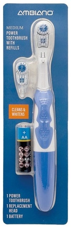 Dentiguard Power Toothbrush with Refills - Blue