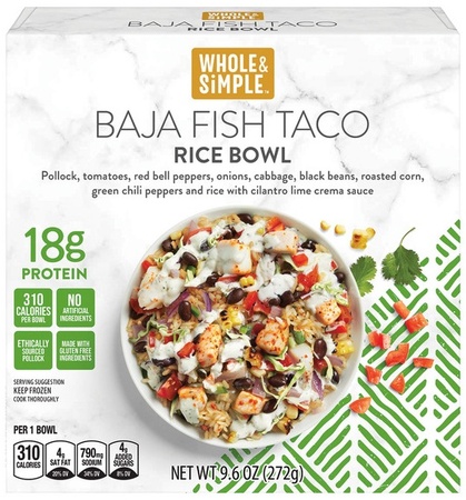 Whole & Simple Assorted Fish Bowls - Baja Fish Taco
