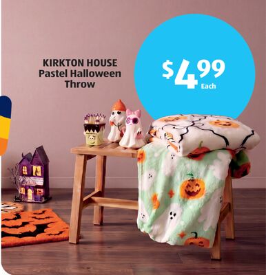 KIRKTON HOUSE Pastel Halloween Throw