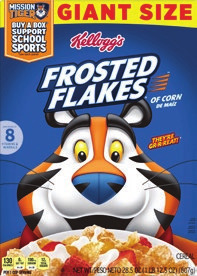 General Mills Cereal 8.9-11.7 oz, Kellogg's Cereal 19.2-29.5 oz, Nature Valley Bars 4.5-8.9 oz