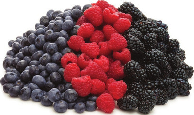 Strawberries 1 lb, Blueberries, Blackberries or Raspberries 6 oz