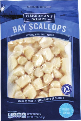Fisherman's Wharf Bay Scallops or Raw Shrimp