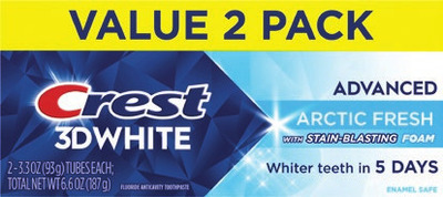 Crest 3D White Twin Packs