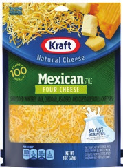 Kraft Shredded or Chunk Cheese