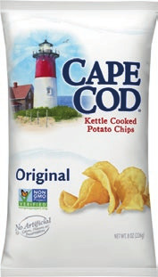 Cape Cod Chips 6.5-8.5 oz or Chex Mix Family Size 13.5 oz