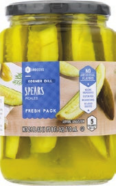 SE Grocers Pickles 24 oz or salad dressing 16 oz or Texas Pete Hot Sauce 12 oz