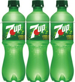 6 Pk 7UP or A&W 16.9 oz btls or 10 Pk Pepsi Products 7.5 oz cans or 8 pk - 12 oz btls