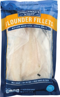 Fisherman's Wharf Cod, Flounder, Tilapia or Swai Fillets