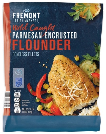 Fremont Fish Market Breaded Flounder Tilapia - Parm Encrs Flou
