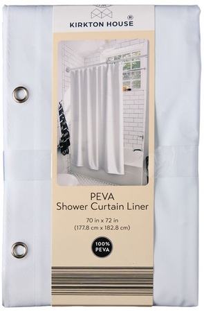 KIRKTON HOUSE Shower Curtain Liner - White