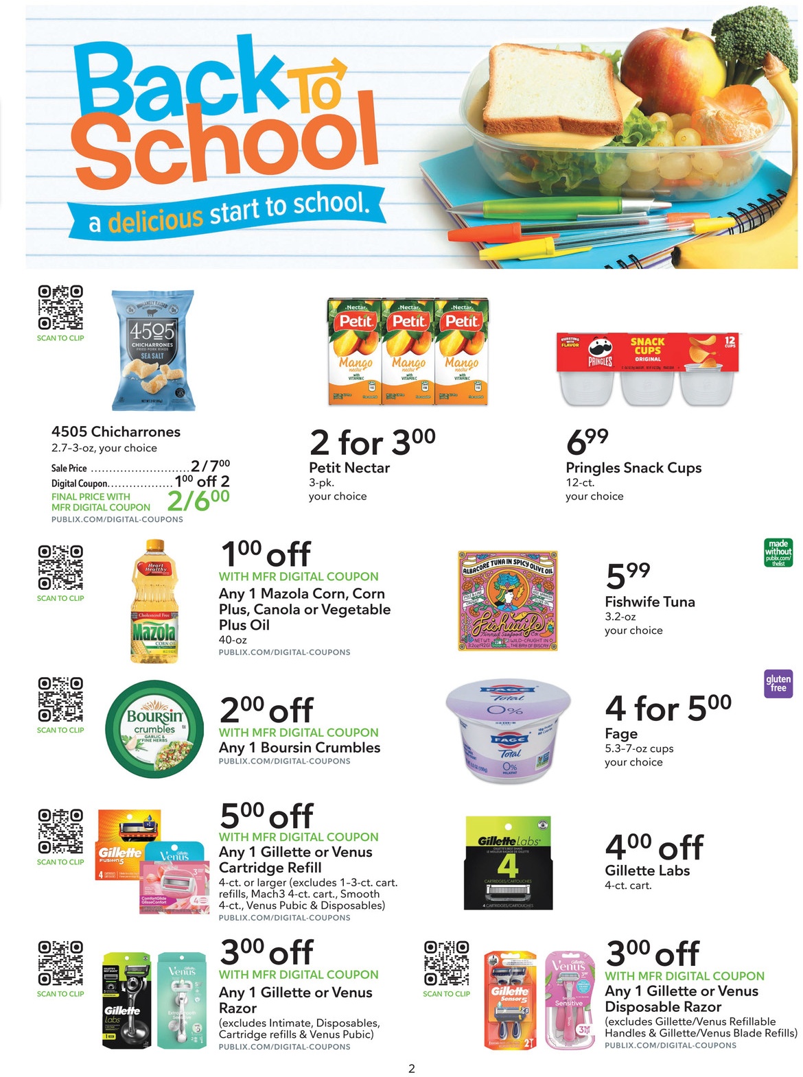 Publix Extra Savings Flyer Page 2