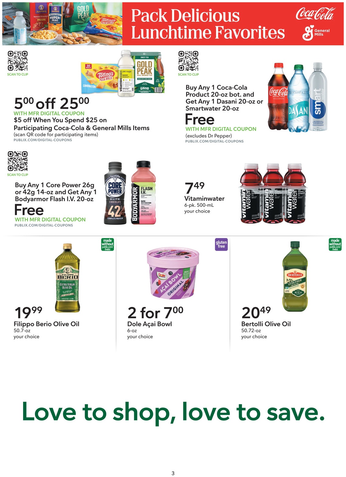 Publix Extra Savings Flyer Page 3