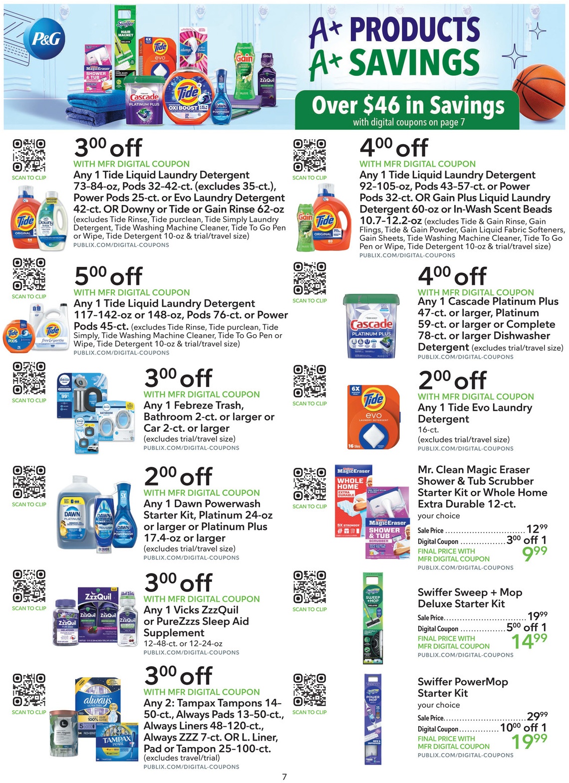 Publix Extra Savings Flyer Page 7