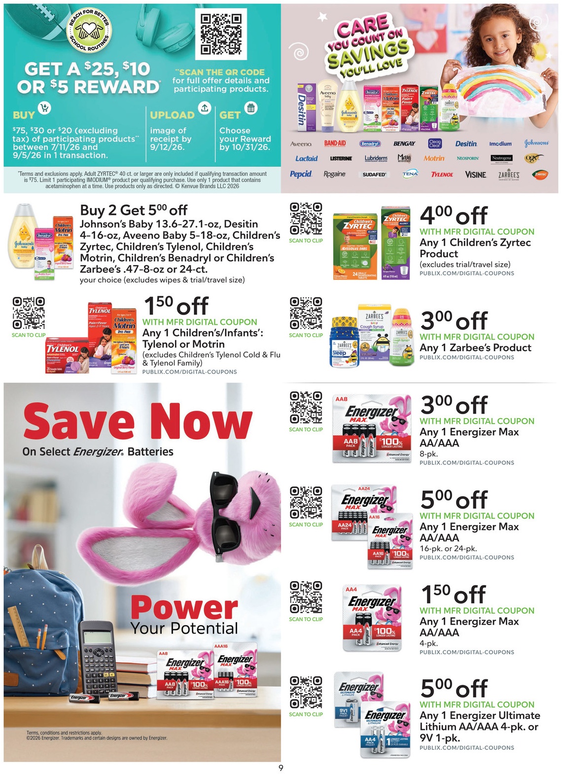 Publix Extra Savings Flyer Page 9