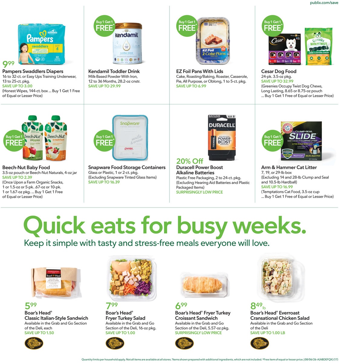 Publix Weekly Ad Page 17
