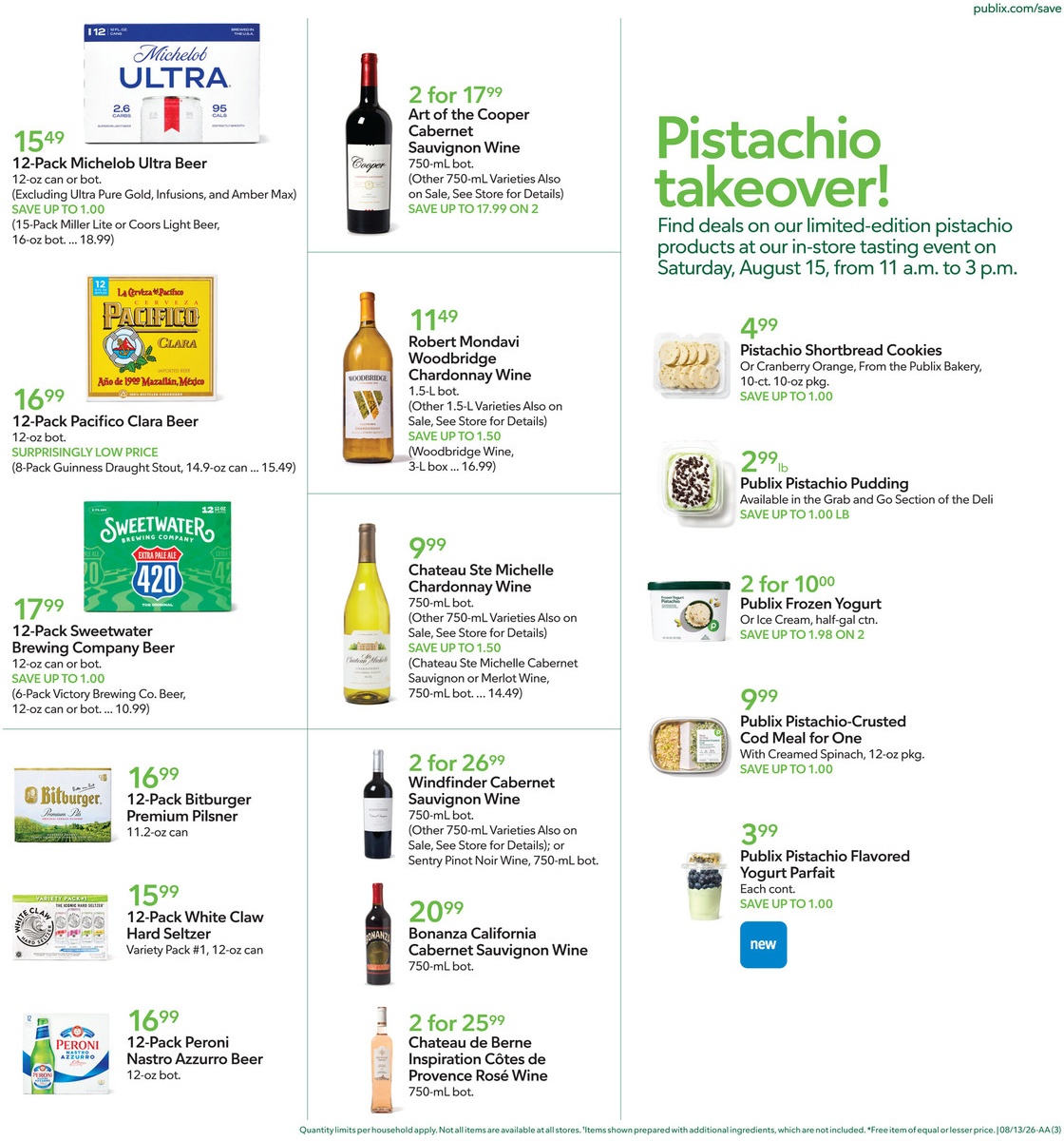 Publix Weekly Ad Page 3
