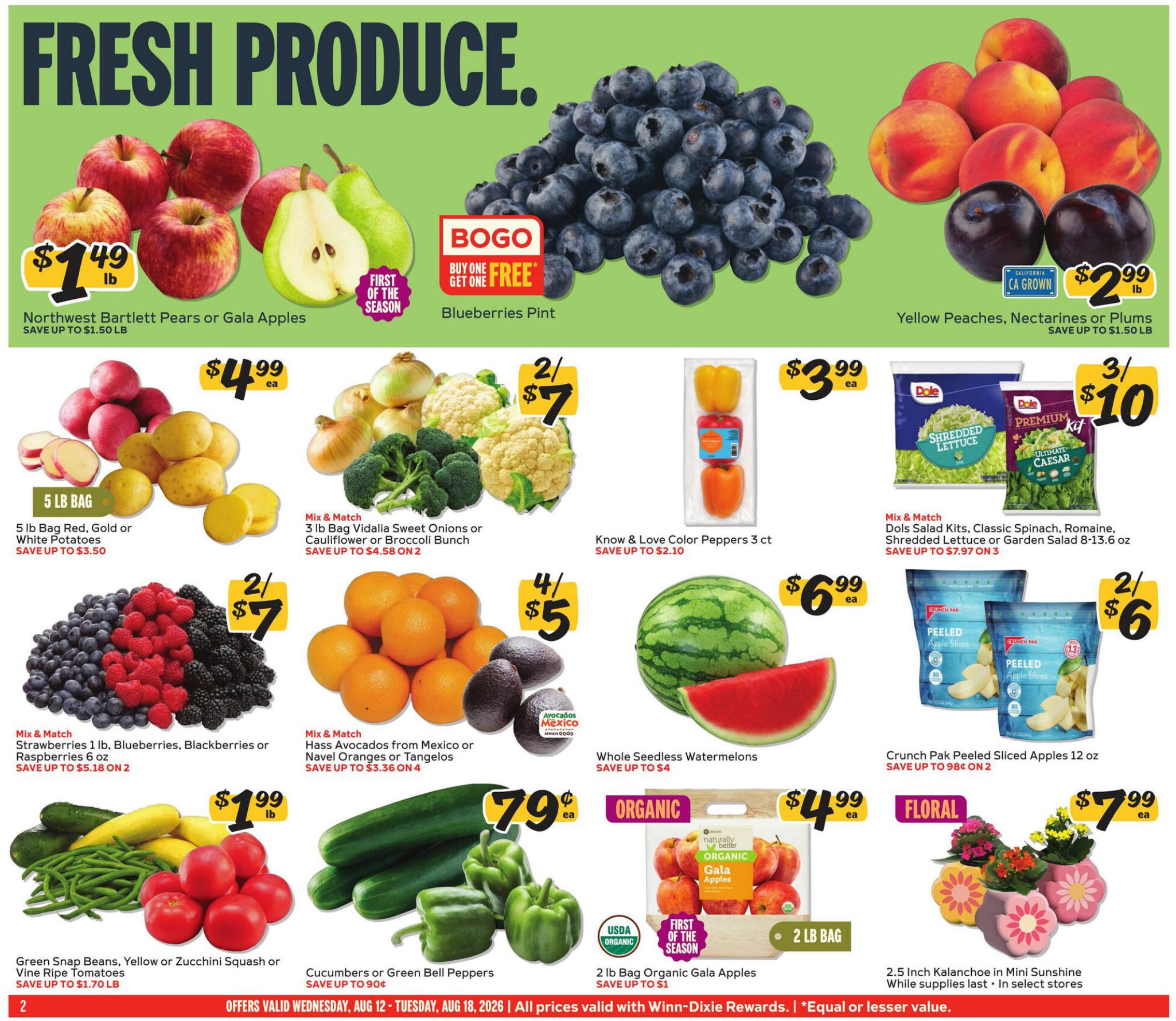 Winn-Dixie Weekly Ad Page 2