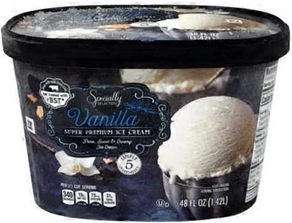 Aldi Premium Vanilla Ice Cream