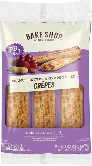 Bake Shop PB&J Filled Crêpes