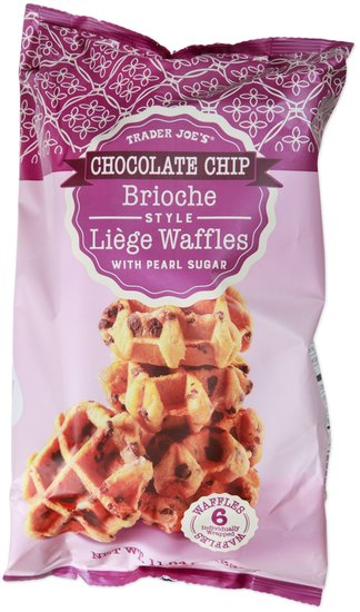 Trader Joe's Chocolate Chip Brioche Style Liège Waffles