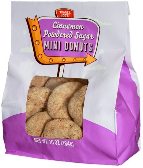 Cinnamon Powdered Sugar Mini Donuts - official