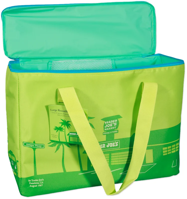 Insulated Tote Bag (Lime Green)