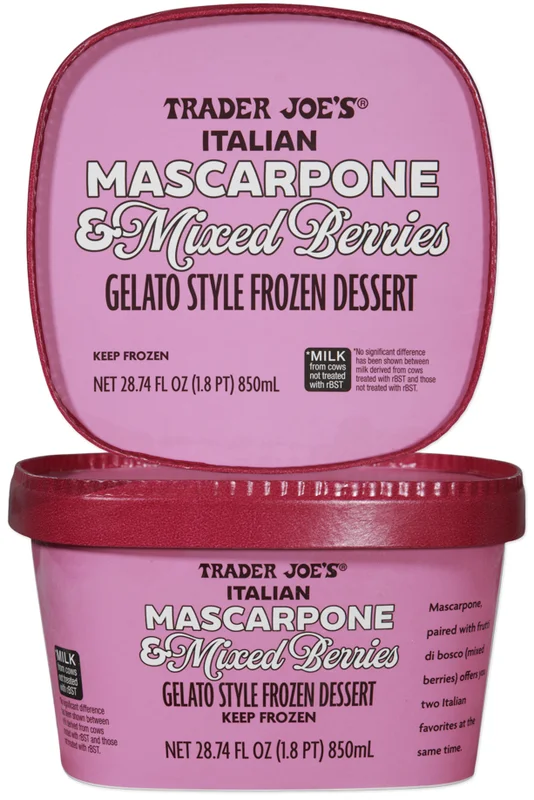 Mascarpone and Mixed Berry Frozen Dessert