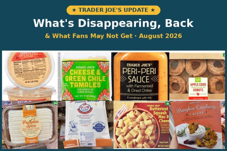 TJ’s Update: What’s Disappearing, What’s Back, and What Fans May Not Get (August 2026)