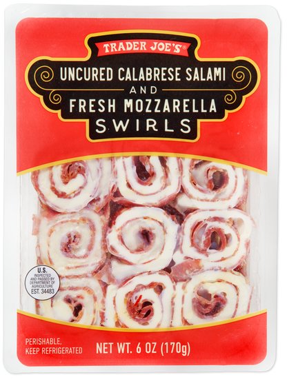 Uncured Calabrese Salami and Fresh Mozzarella Swirls - official