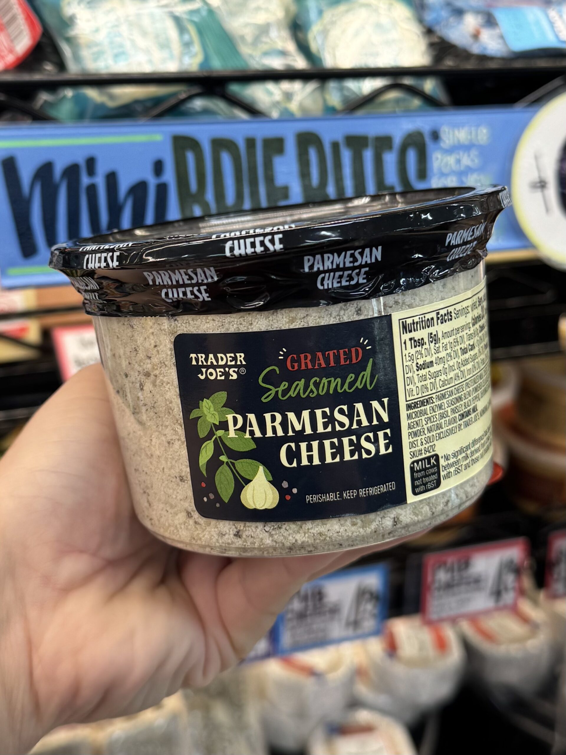 Grated Seasoned Parmesan Cheese - in store