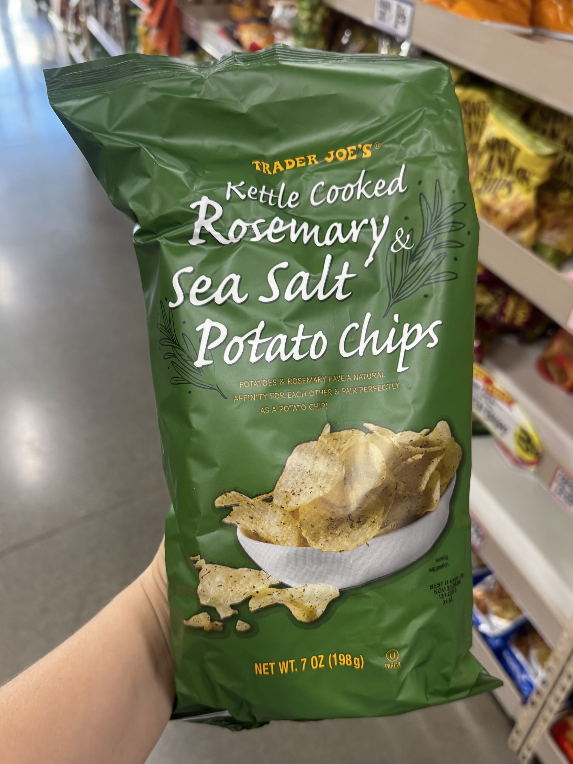Kettle Cooked Rosemary & Sea Salt Potato Chips - in store