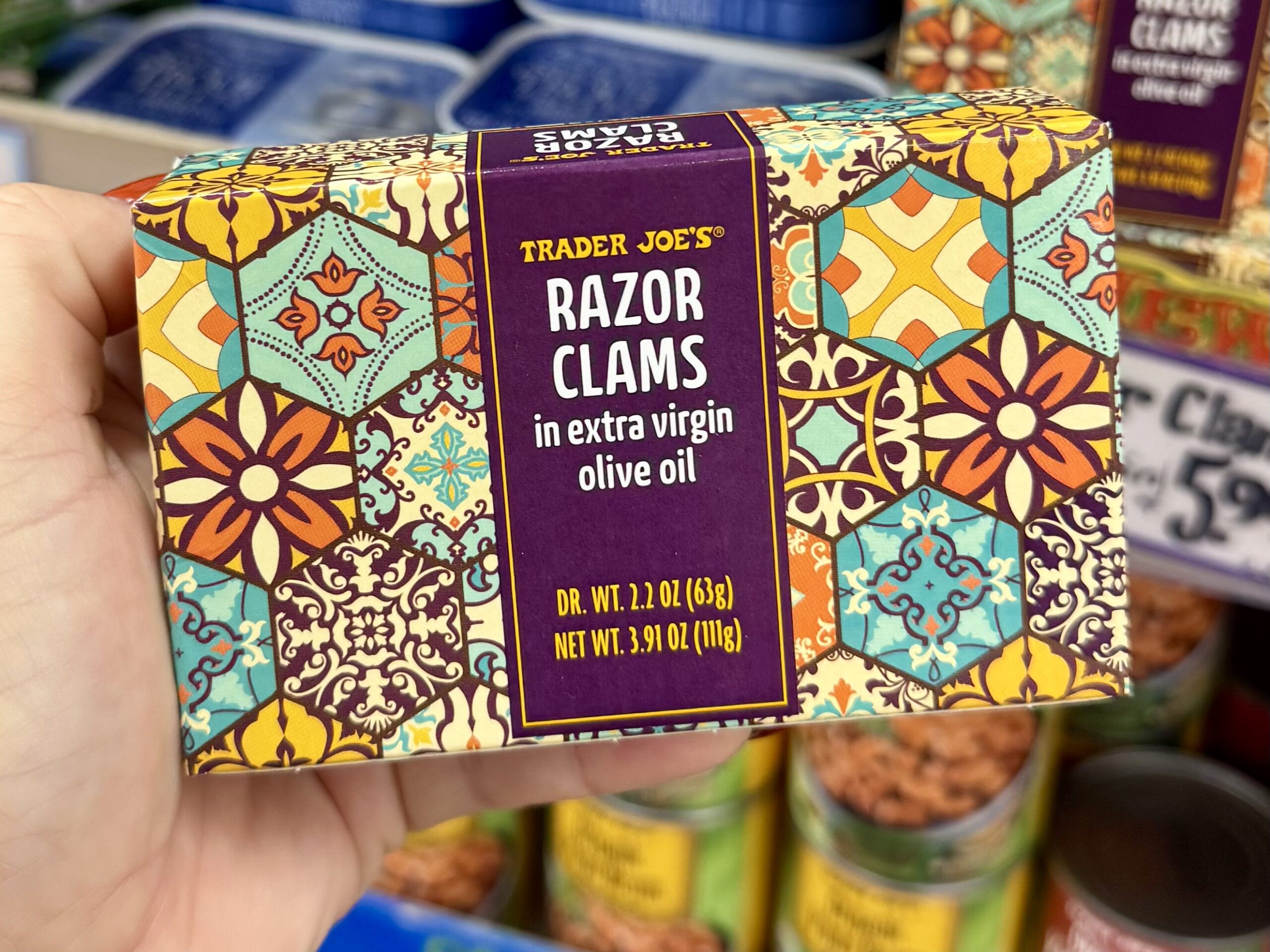Razor Clams - in store