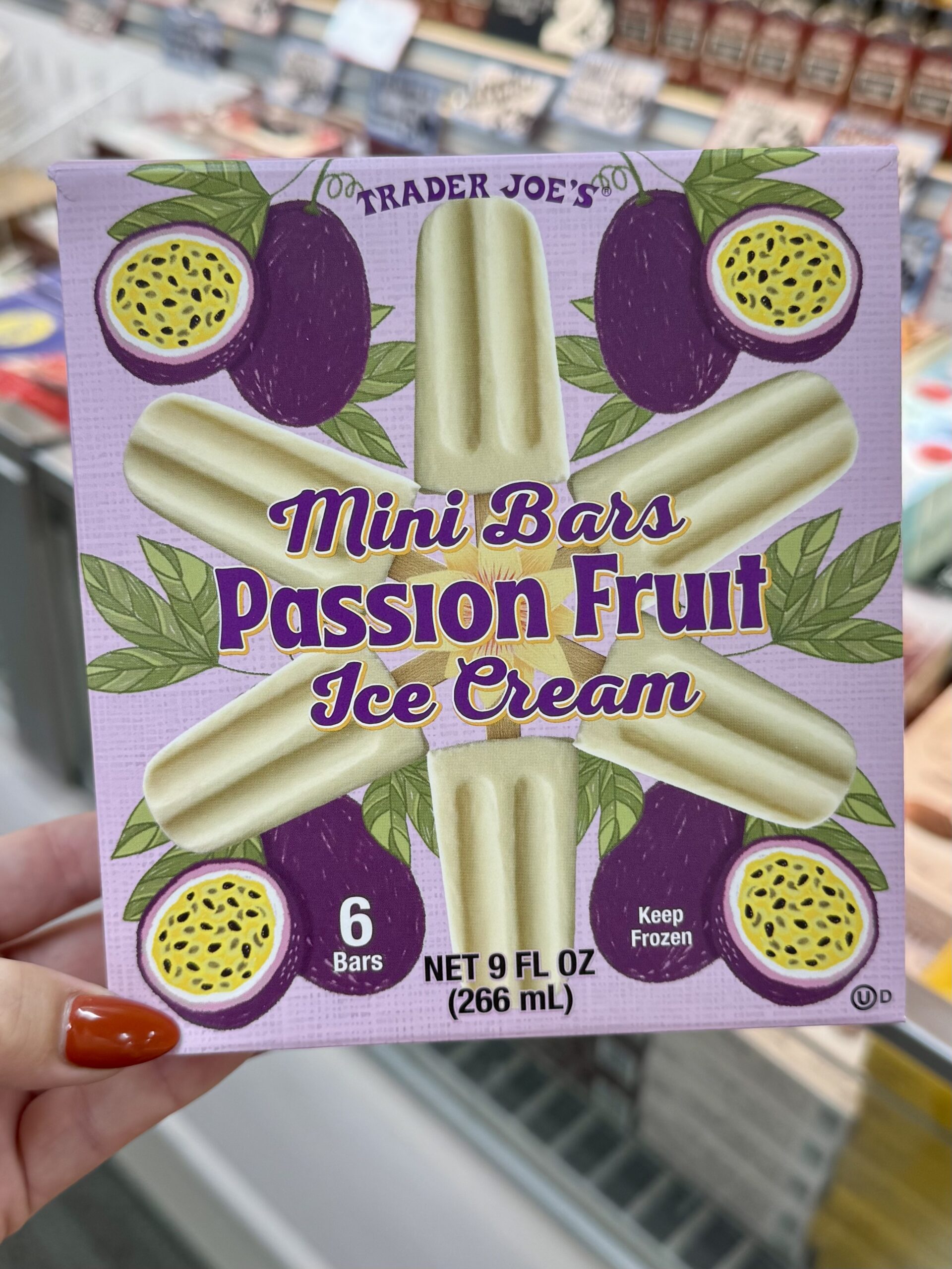Passion Fruit Mini Ice Cream Bars - in store