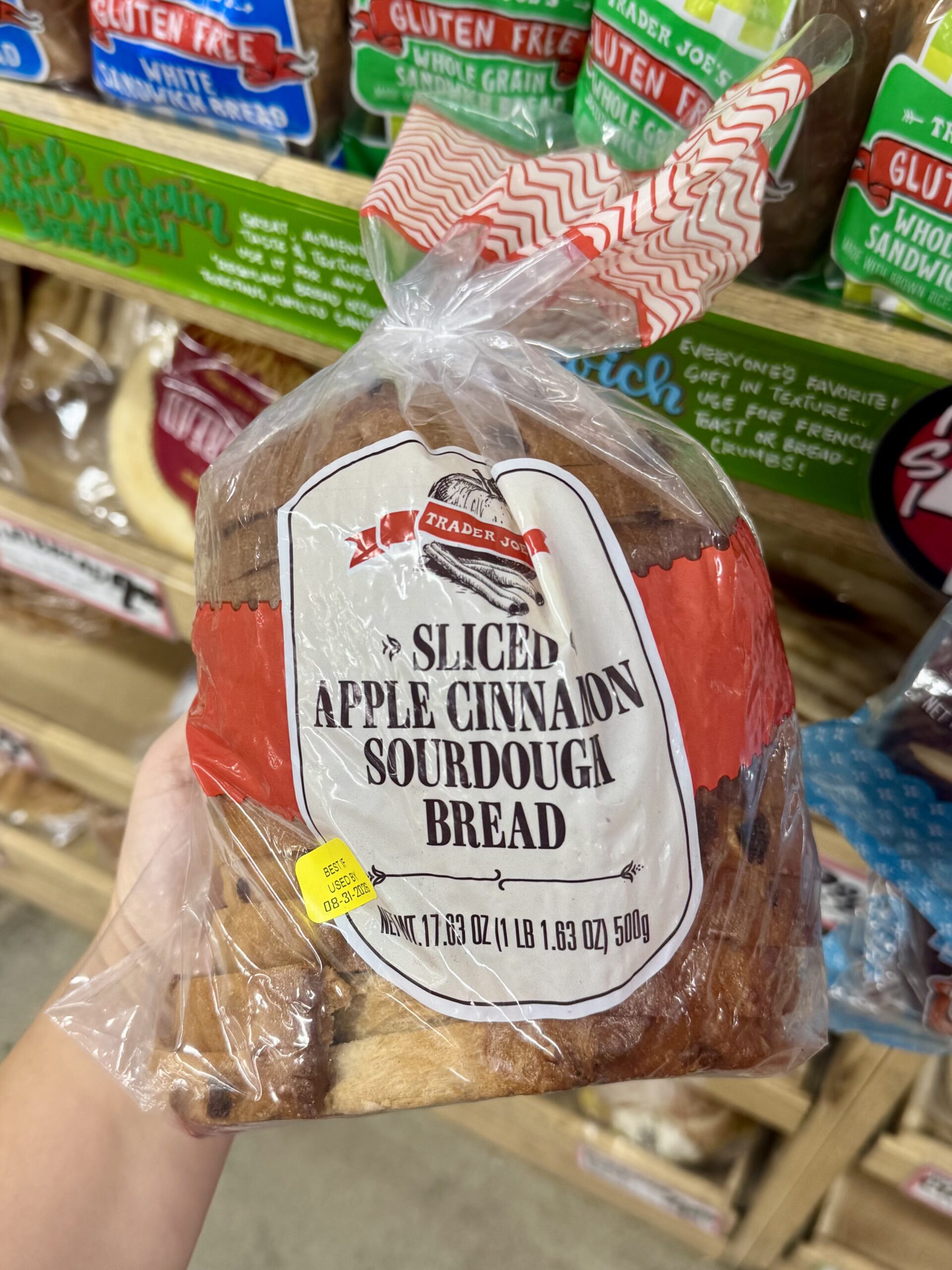 Sliced Apple Cinnamon Sourdough Bread - in store