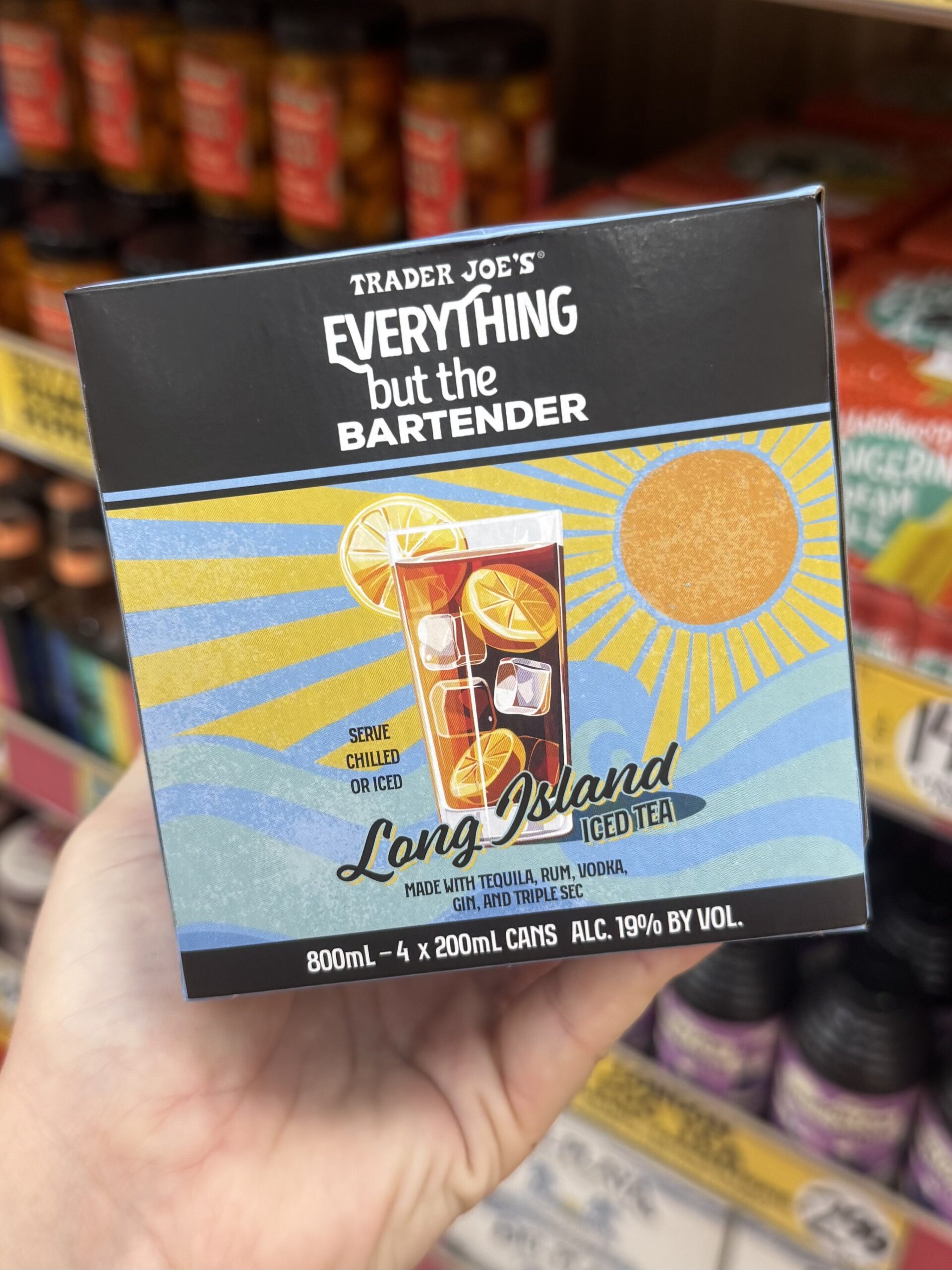 Trader Joe's Everything but the BARTENDER Long Island ICED TEA - in store