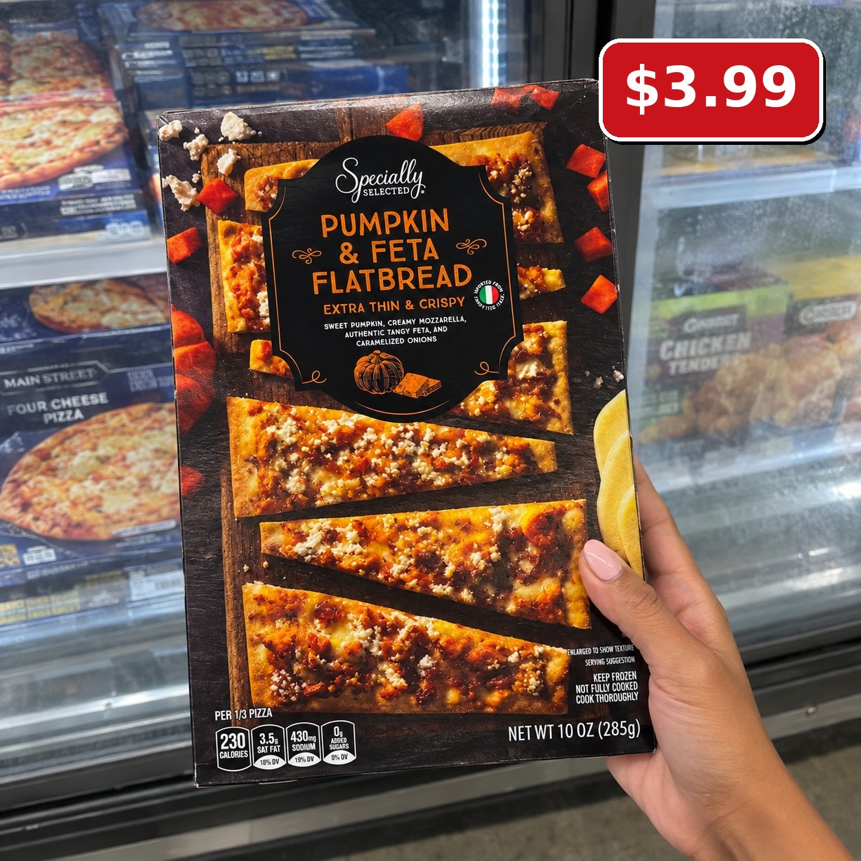 Specially Selected Pumpkin & Feta Flatbread