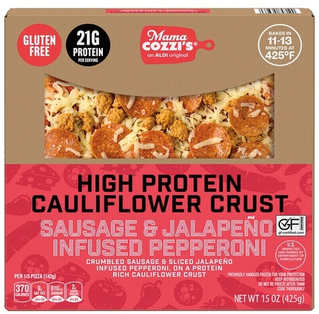 Mama Cozzi's Pizza Kitchen High Protein Cauli Crust Pizza - 