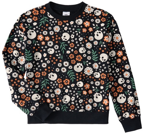 Serra Ls Halloween Pullover - Black AOP