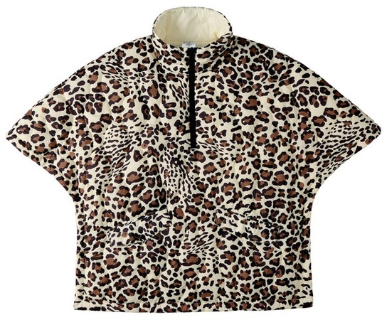 Serra Quilted Poncho or Cape - Leopard