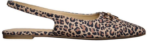 Serra Ladies Bow Flats - Leopard