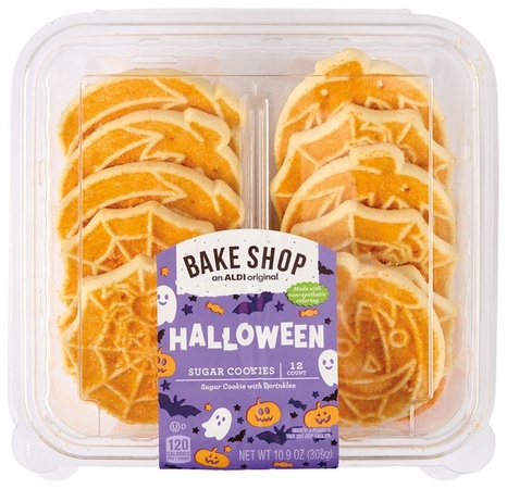 Decorated Halloween Sugar Cookie -